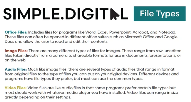 File Types Guide | Simple.Digital