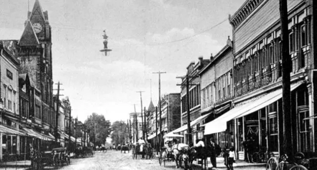 Main Street Of Sumter, Around 1910 | History Of SC Slide Collection