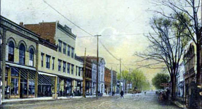 Camden's Main Street, 1910 | History Of SC Slide Collection