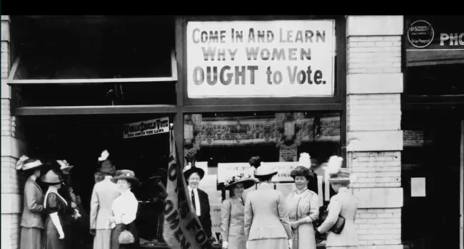 Belle Baruch and the Women’s Suffrage Movement
