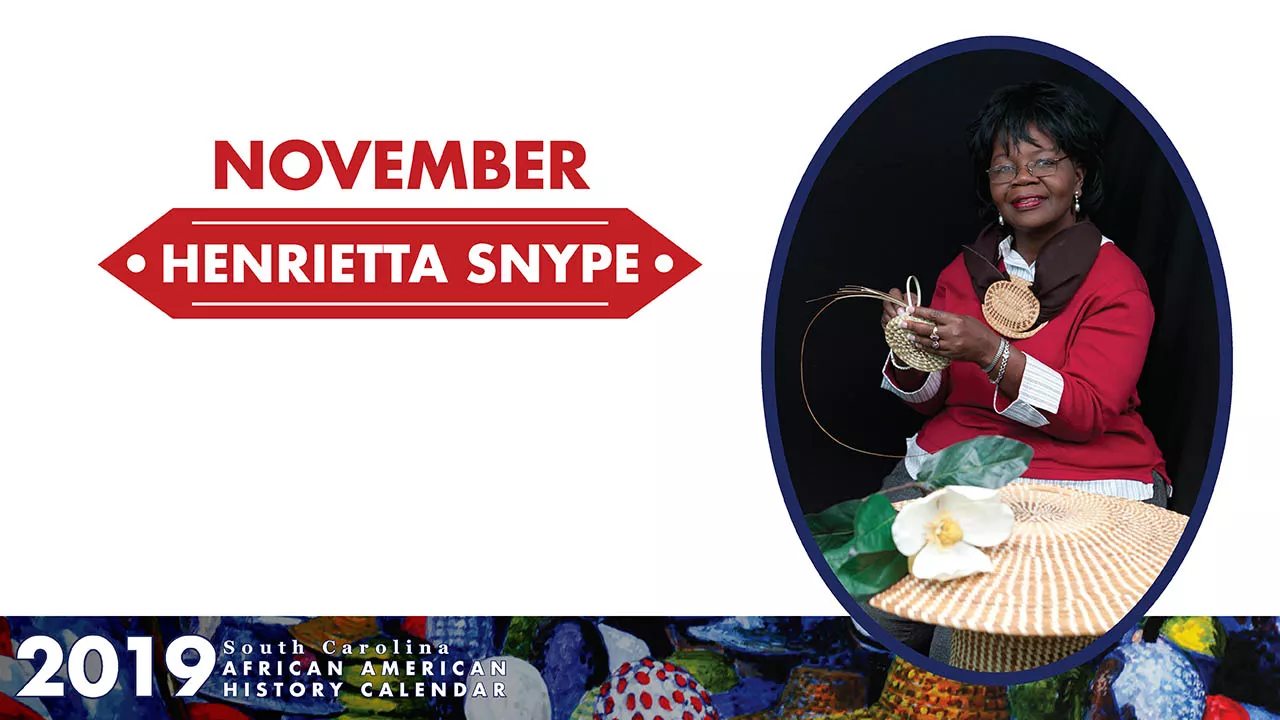 SC African American History Calendar - November Honorees: Henrietta Snype