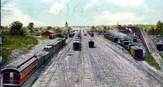 The Southern Railway Yard | History Of SC Slide Collection