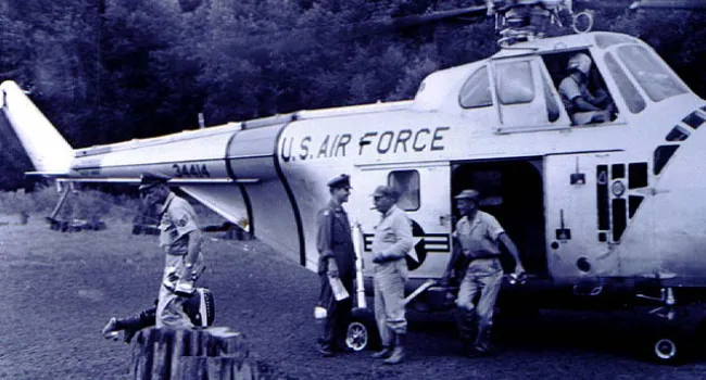A Helicopter Rescue Squad From Shaw Air Force Base | History Of SC Slide Collection