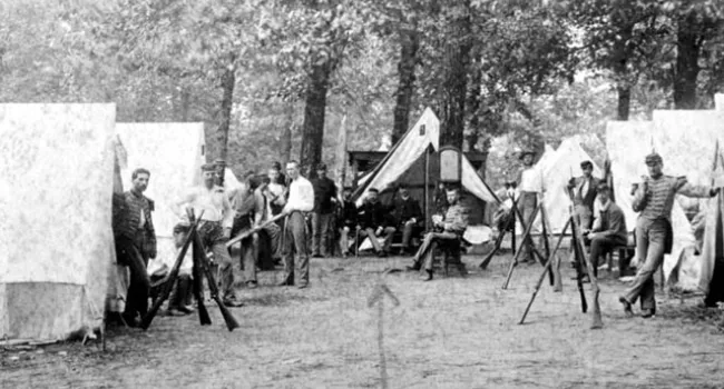 The Richland Volunteer Rifle Company | History Of SC Slide Collection