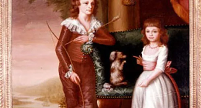 Painting Of William And Eliza Charlotte Moultrie | History Of SC Slide Collection