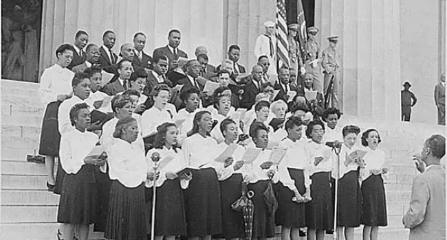Gospel Choir Performs At The 38th Conference Of The NAACP | History Of SC Slide Collection