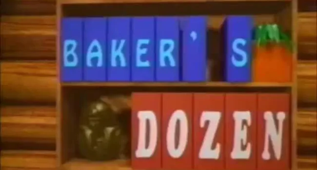 Shot of opening title from Baker&#039;s Dozen