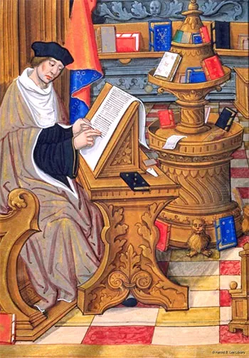 Photo Asset, A Scribe in His Study